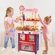 preview thumbnail 1 of 4, Kids Kitchen Playset, 2 in 1 Play Kitchen & Grill Playset