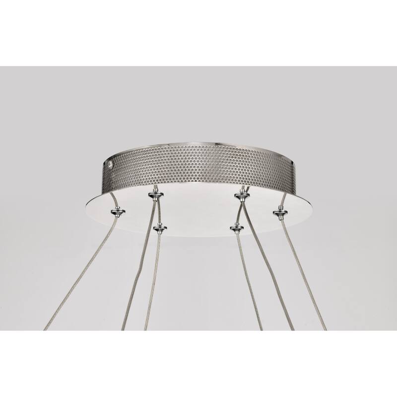 Sylas 36 Inch LED Pendant Polished Nickel Finish - Polished Nickel