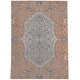 preview thumbnail 7 of 8, EMPIRE ORANGE TEXTURE Indoor Floor Mat By Marina Gutierrez