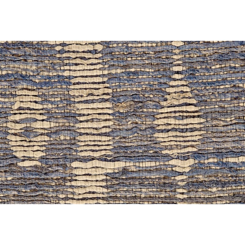 Grand Bazaar Lacombe Hand Woven Transitional Rug - 5' x 8' - Navy