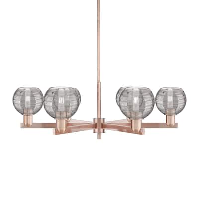 Innovations Lighting 716-6CR-15-24 Athens Deco Swirl Chandelier Athens