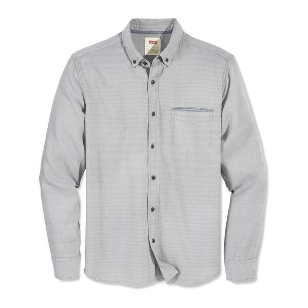 Shop Levi S Mens Casual Shirt Pinstriped Button Down Xl