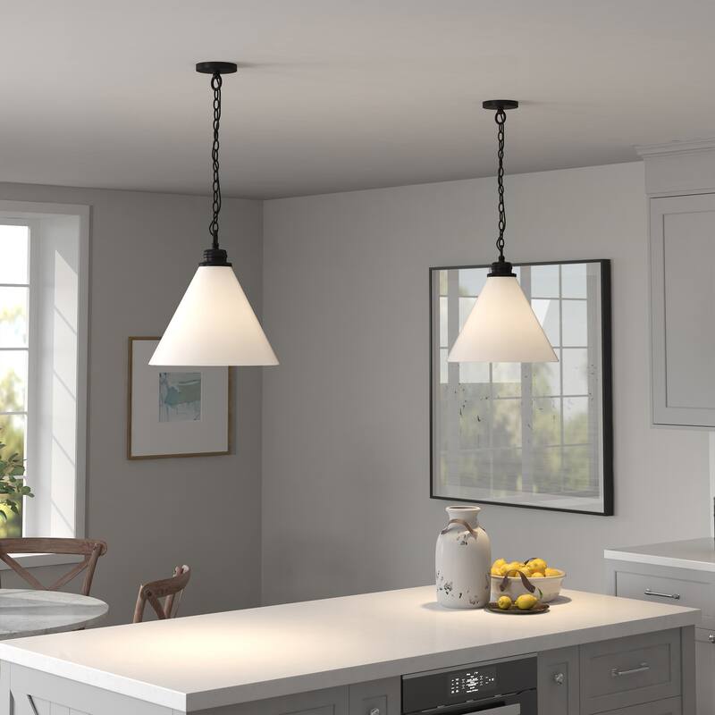 Canto 15.88" Wide Pendant with Glass Shade