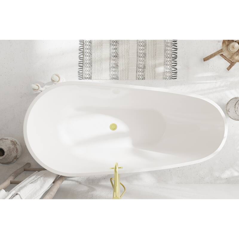 Hillary Bathtub in Glossy White