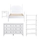 preview thumbnail 24 of 24, Walker Edison Twin Bed with Dresser Bookshelf and Nightstand Bedroom Set