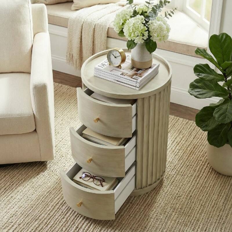 Modern Side Table with Drawer,Nightstand