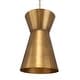 preview thumbnail 7 of 9, Uttermost Crocker Brass 1 Light Mini Pendant - N/A