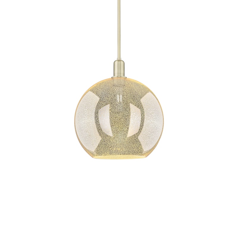 Innovations Lighting 716-1S-15-12 Athens Pendant Athens 12" Wide - Antique Brass / Mercury