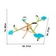 preview thumbnail 5 of 3, Outdoor Playground Four Seats Seesaw