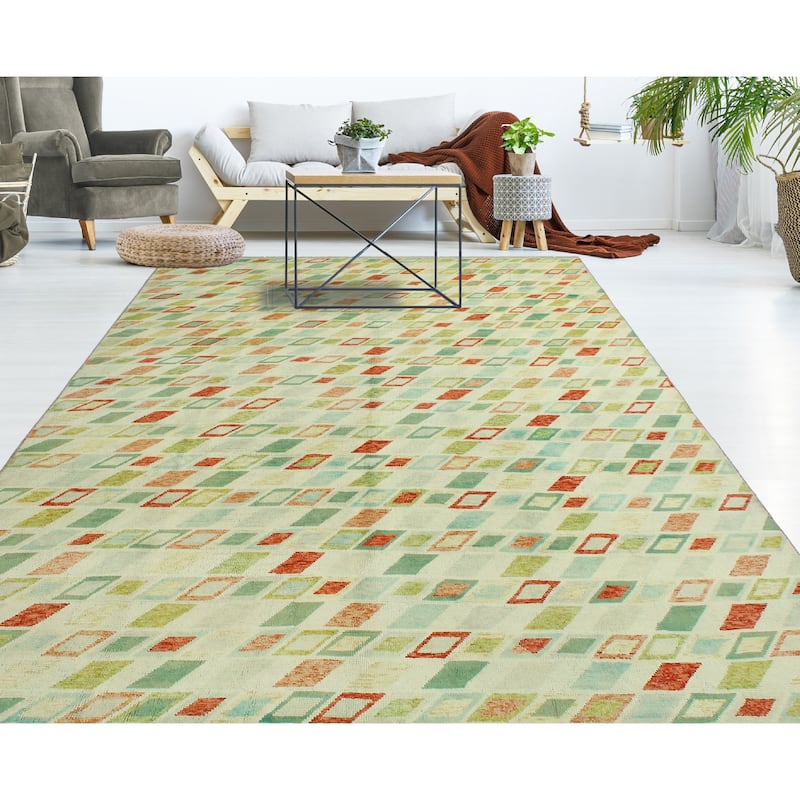 Balochi Obike Ivory/Rust Rug - 8'4" x 11'6"