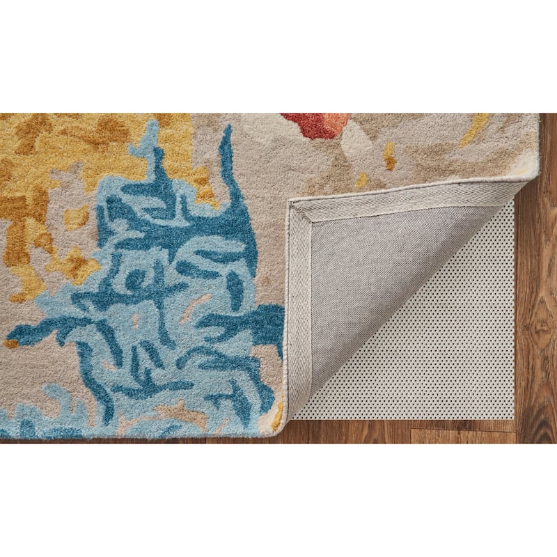 Grand Bazaar Calista Hand Tufted Abstract Modern Area Rug