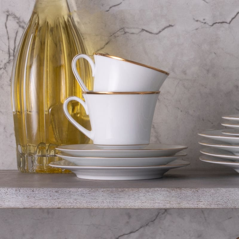 Noritake Heritage Set of 4 Saucers, 6"