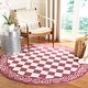 preview thumbnail 11 of 30, SAFAVIEH Handmade Chelsea Marlee French Country Wool Rug 3' Round - Burgundy/Ivory - Round
