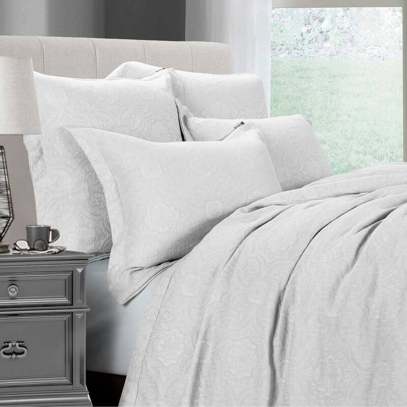 HiEnd Accents Matelassé Duvet Cover Set, 3PC