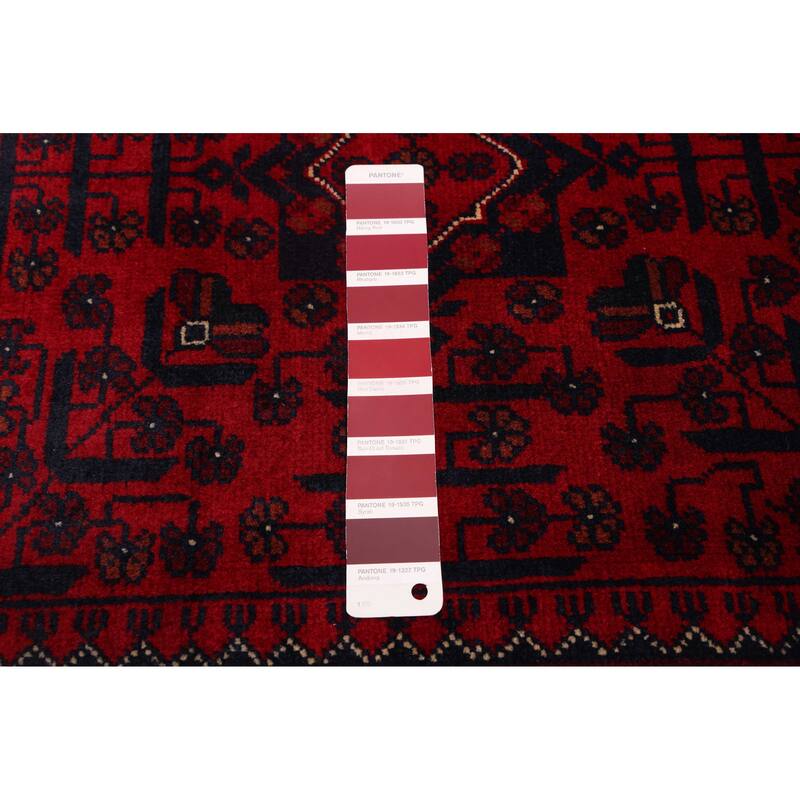 ECARPETGALLERY Hand-knotted Finest Khal Mohammadi Red Wool Rug - 6'7 x 10'0