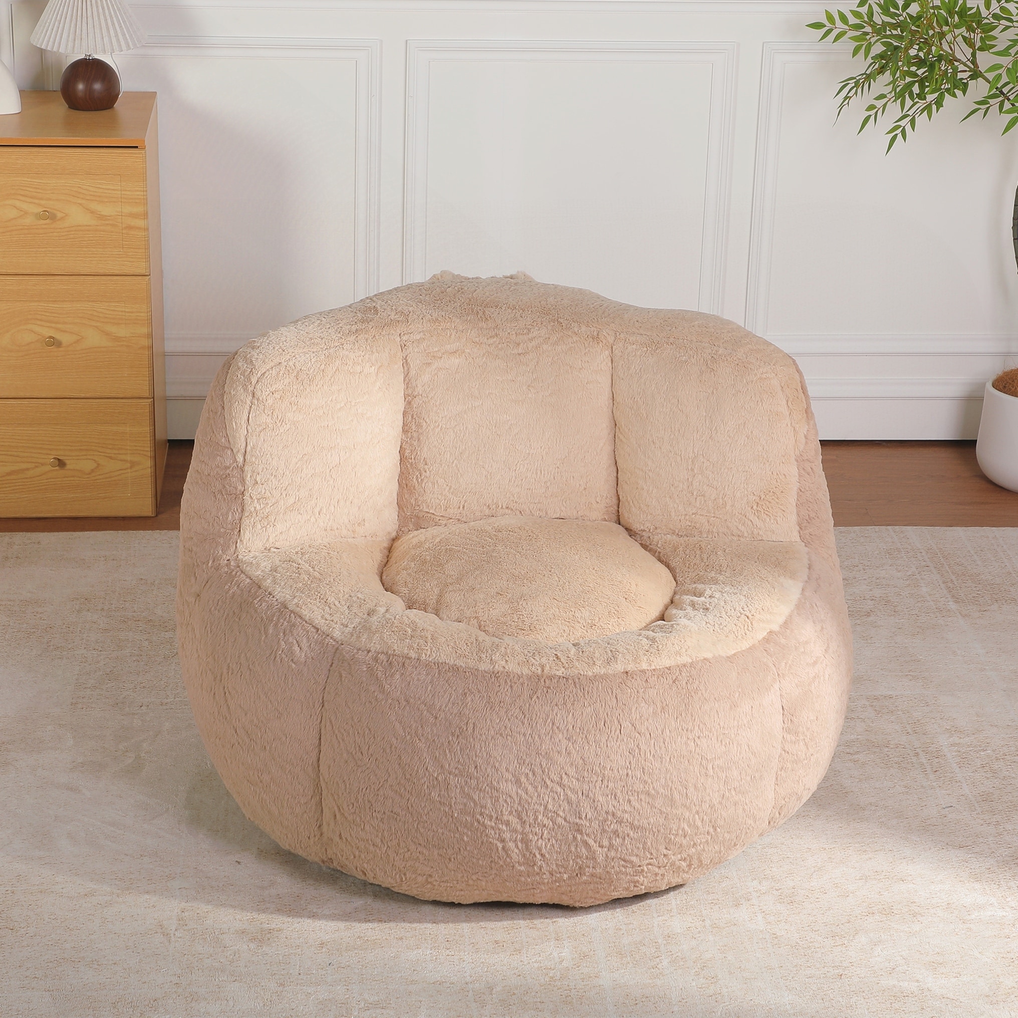 Oversized Bean Bag Chairs,Large Lounger Sofa For Living Room,No Assembly Required