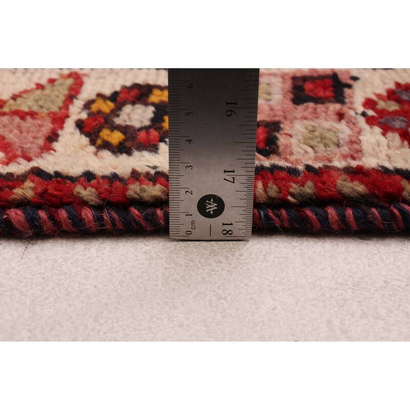 ECARPETGALLERY Hand-knotted Melis Vintage Red Wool Rug - 4'5 x 13'4