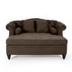 preview thumbnail 6 of 38, Wellston Tufted Double Chaise Lounge by Christopher Knight Home - 62.50" L x 58.50" W x 34.00" H