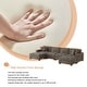 preview thumbnail 13 of 131, Oversized Chenille Modular Sectional Sofa Conversation Set with 2 Ottomans