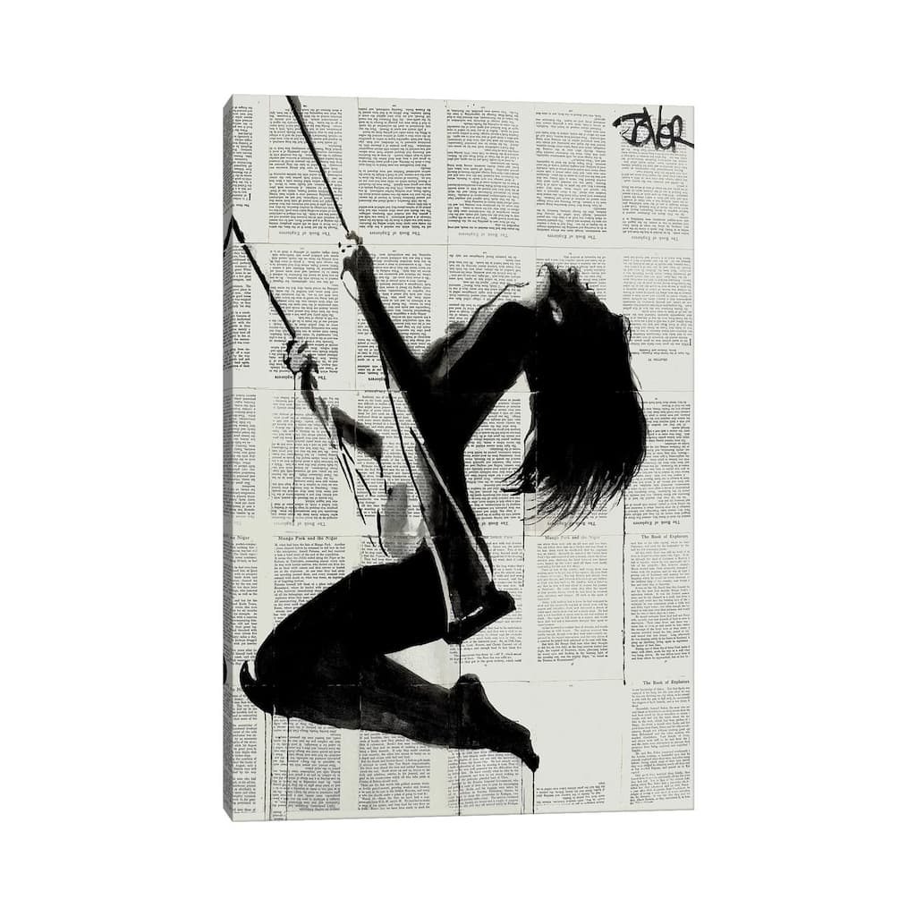 iCanvas "The Lightness Of Being Again" by Loui Jover Canvas Print