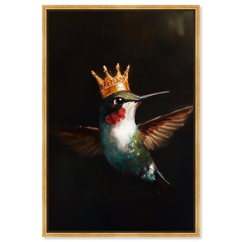 Royal Bird I Canvas by Art Remedy - Gold - 36" x 54"