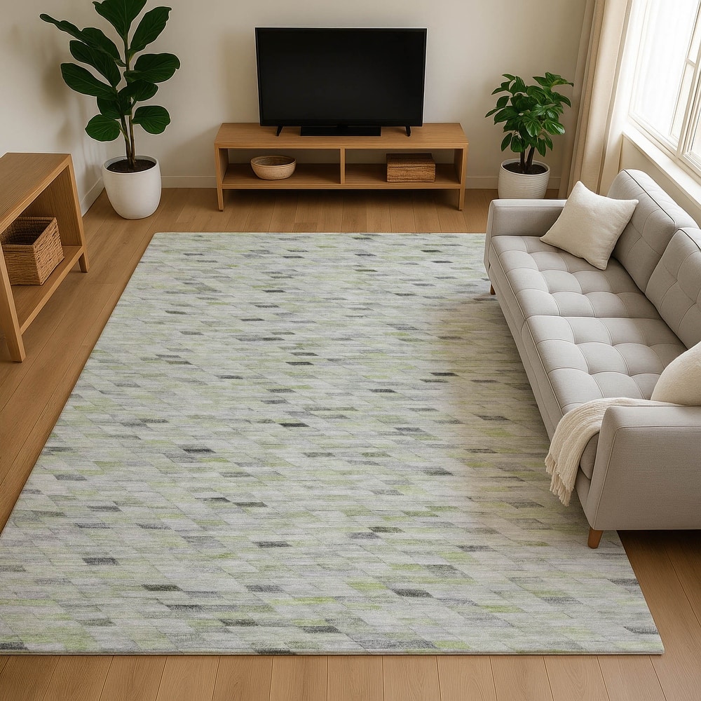 Premium Washable Super Soft Modern Mosaic Mayfield Rug
