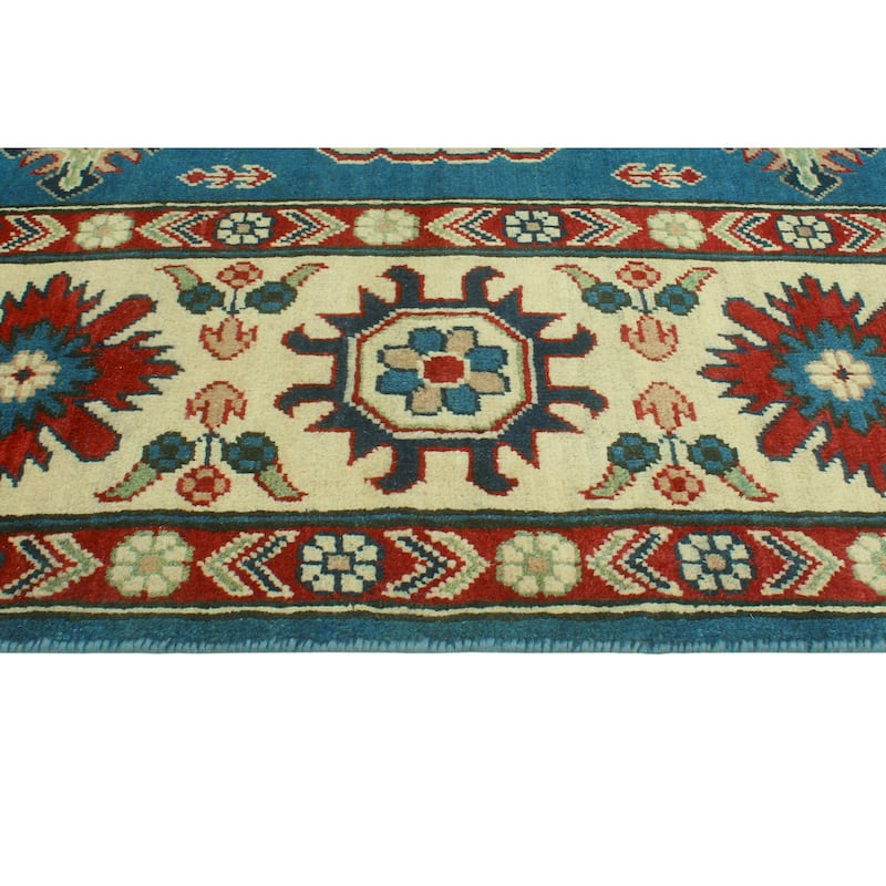 Noori Rug Kazak Ender Blue/Ivory Rug - 8'4" x 11'9"