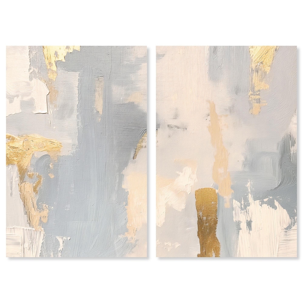 Gilded Driftwood II Canvas Set of 2 by Art Remedy, Gallery Wrapped