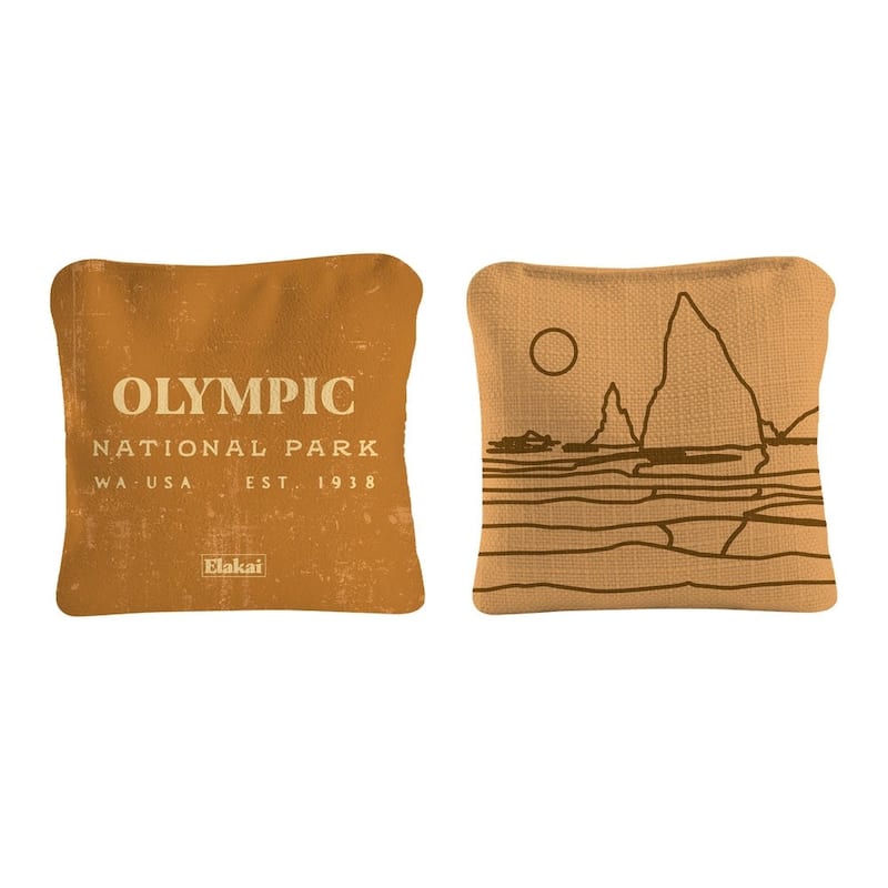 Olympic National Park Dual Sided Pro Cornhole Bags (Set of 4)