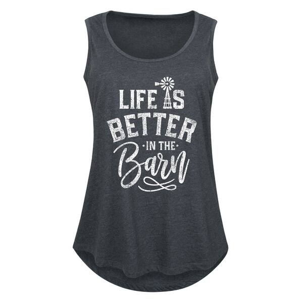 Shop Life Is Better In The Barn Ladies Plus Size Tank Free