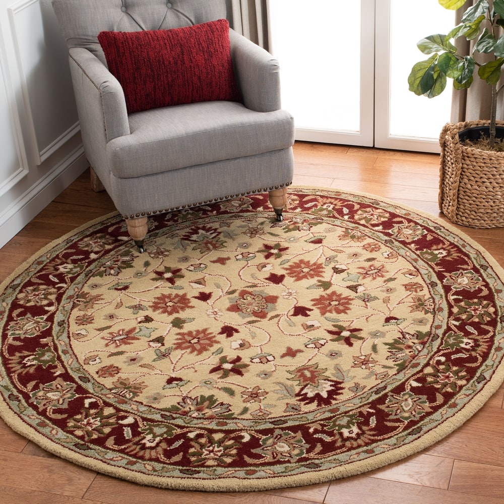 SAFAVIEH Handmade Heritage Rosamond Traditional Oriental Wool Rug