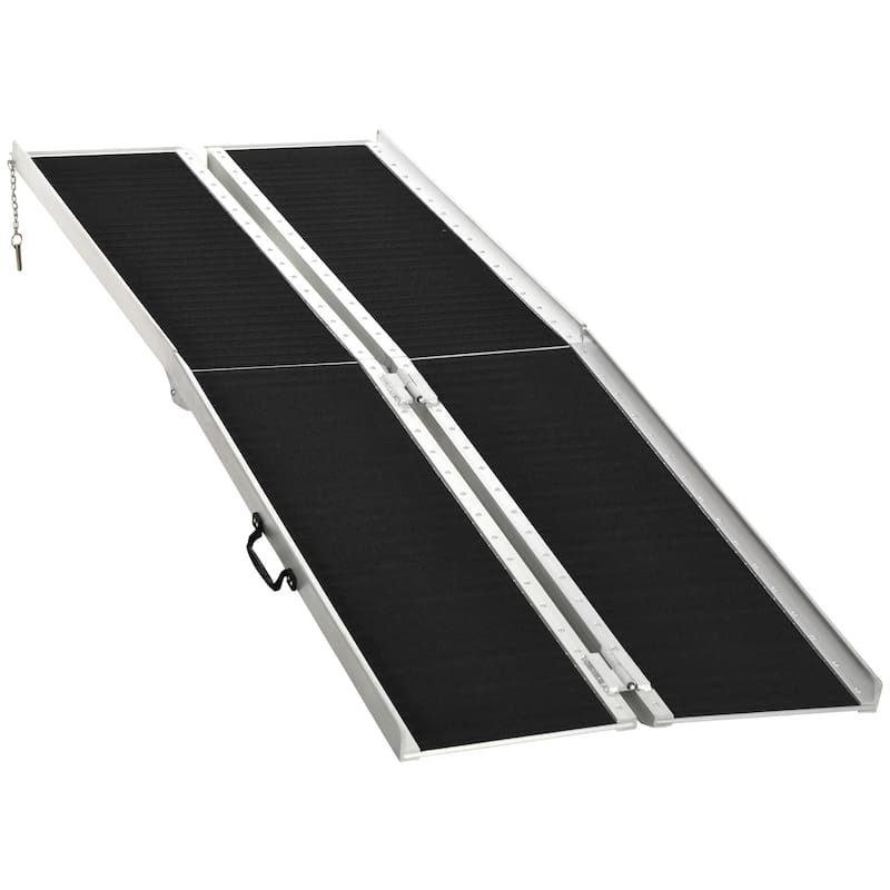 Portable Wheelchair Ramp for Home Threshold Handicap Ramp 8' - Black