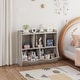 preview thumbnail 1 of 15, Kids 2-Tier Toy Storage Organizer Bookshelf,5 Compartment Bookshelf