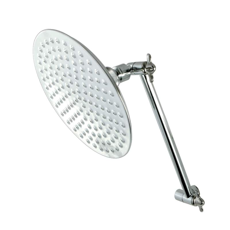 Victorian Shower Head with Adjustable Shower Arm - Brushed Nickel