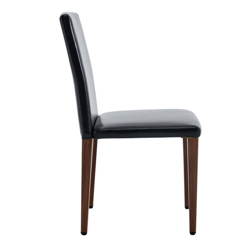 Four Pu Dining Chairs, Simple And Versatile (4-Piece Set)