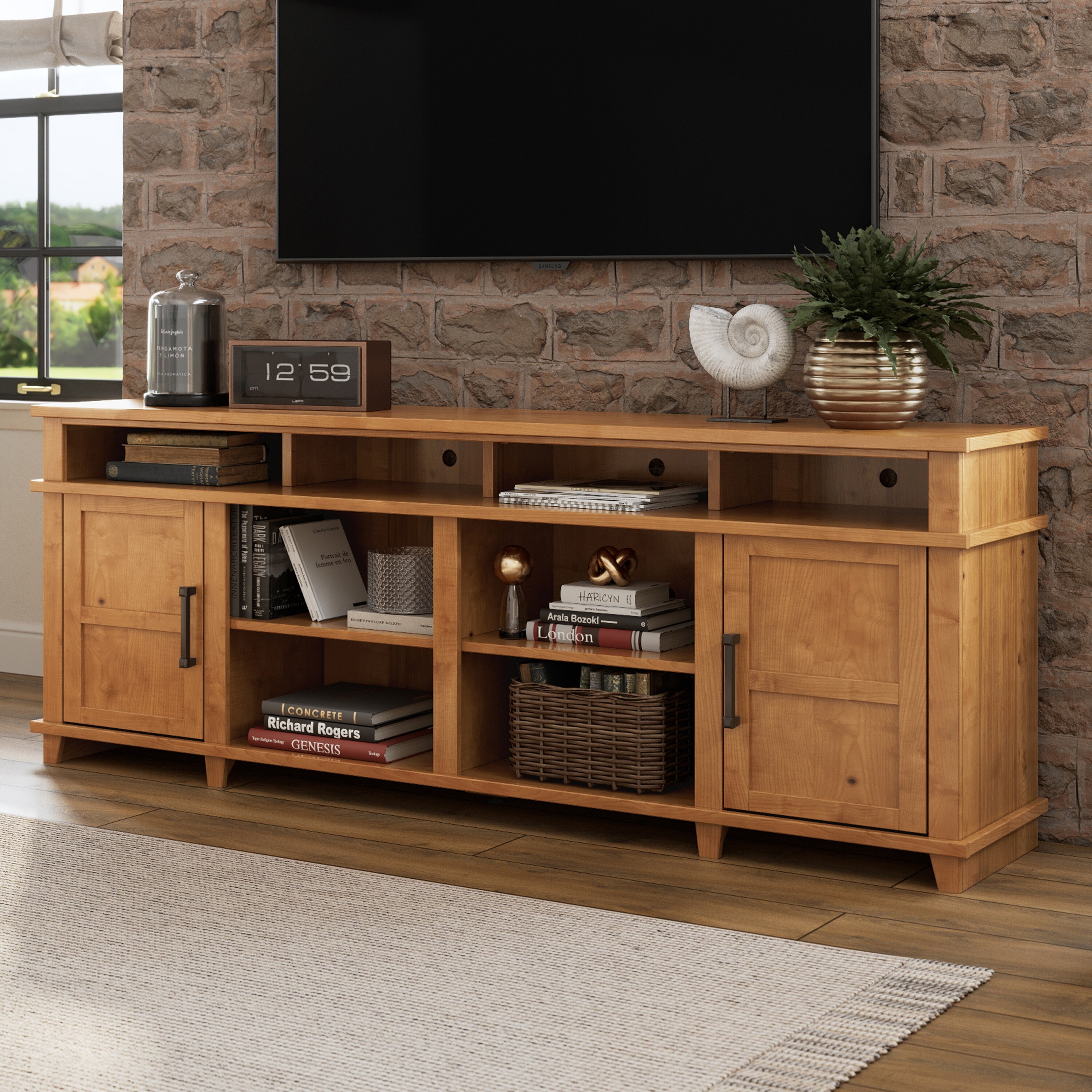 Deer Valley 86 Inch Tv Console Cabinet For 55 Inch Tv,, 47% pic