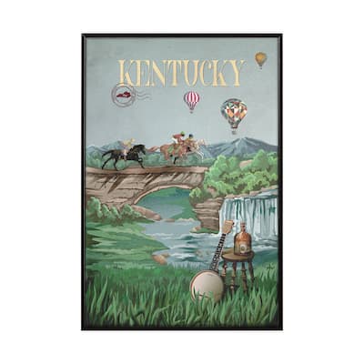 Kentucky Go (SM) Framed Art Print