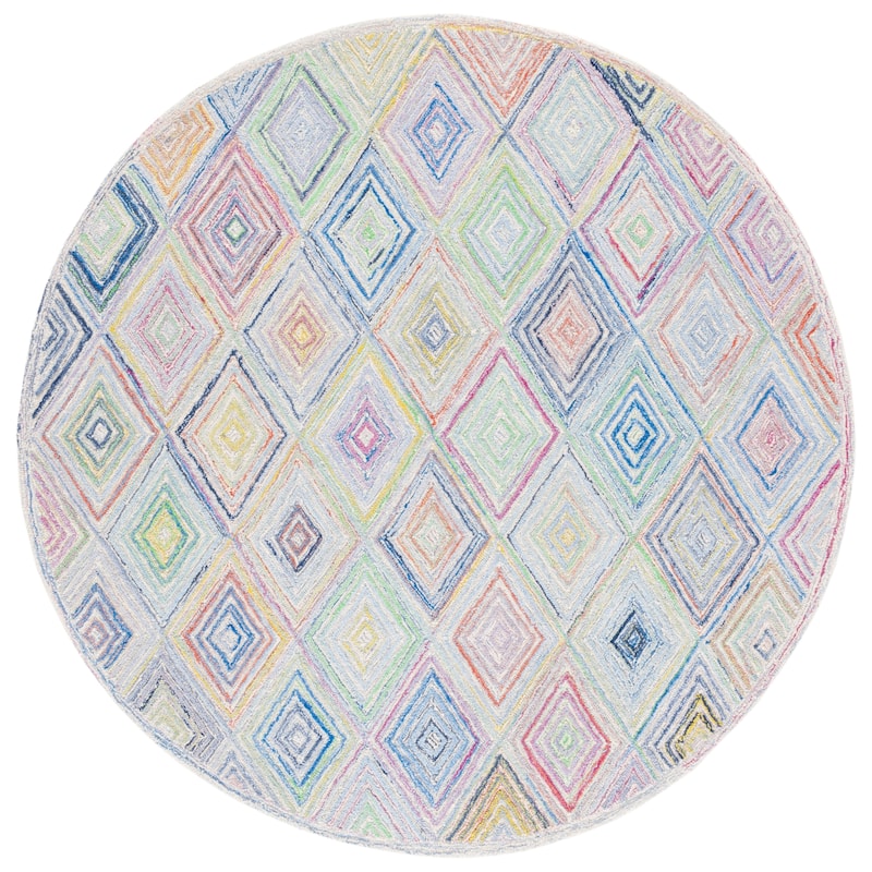 SAFAVIEH Handmade Metro Kimberlyn Rug - 6' Round - Blue/Green