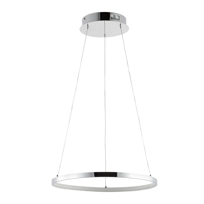 Kinsley Modern Bohemian Iron Integrated LED Pendant by JONATHAN Y