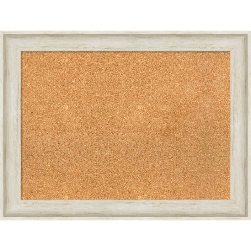 Regal Birch Cream Framed Cork Bulletin Memo Board