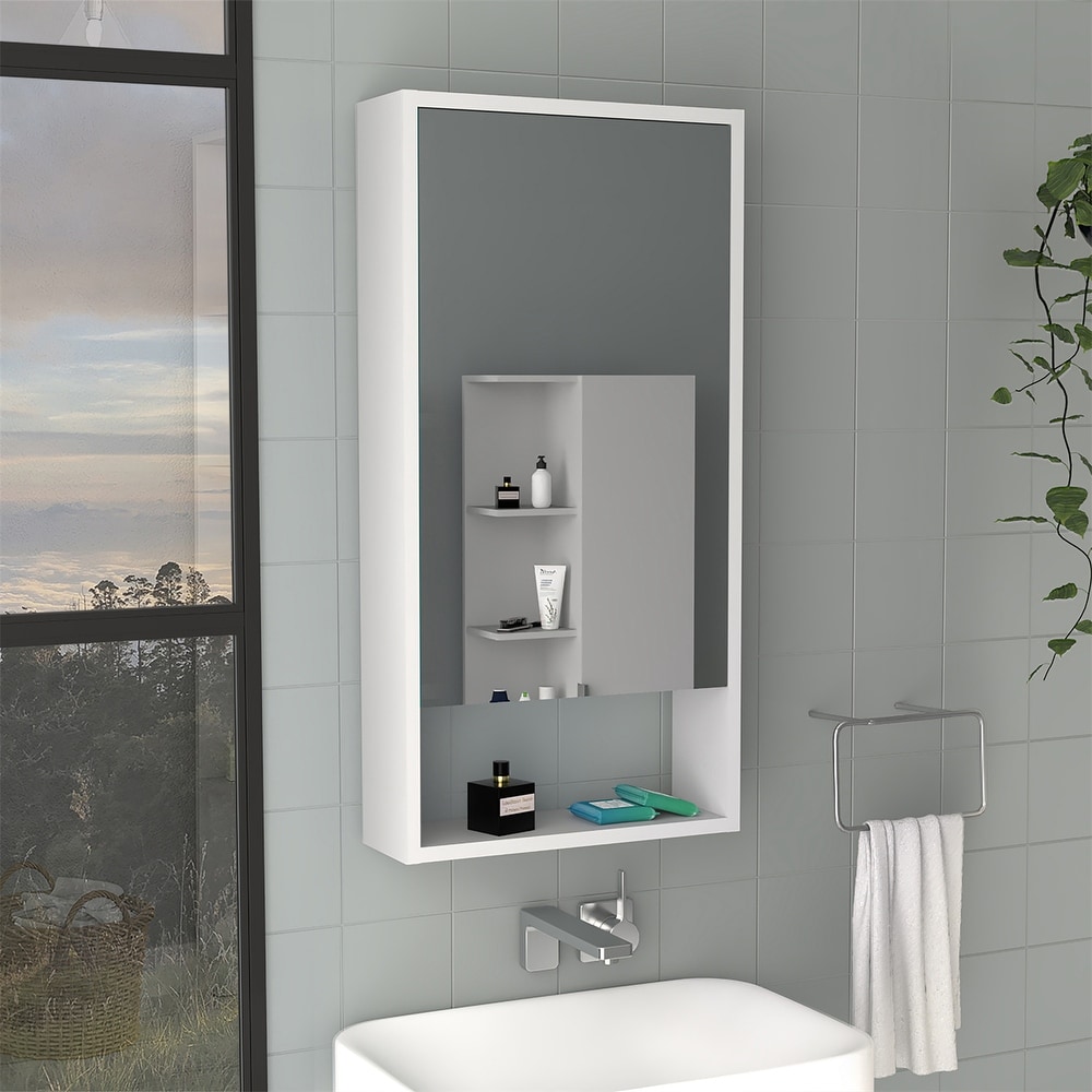 Wall Mounted Bathroom Storage Cabinet Medicine Cabinet with Mirror - On  Sale - Bed Bath & Beyond - 36065440