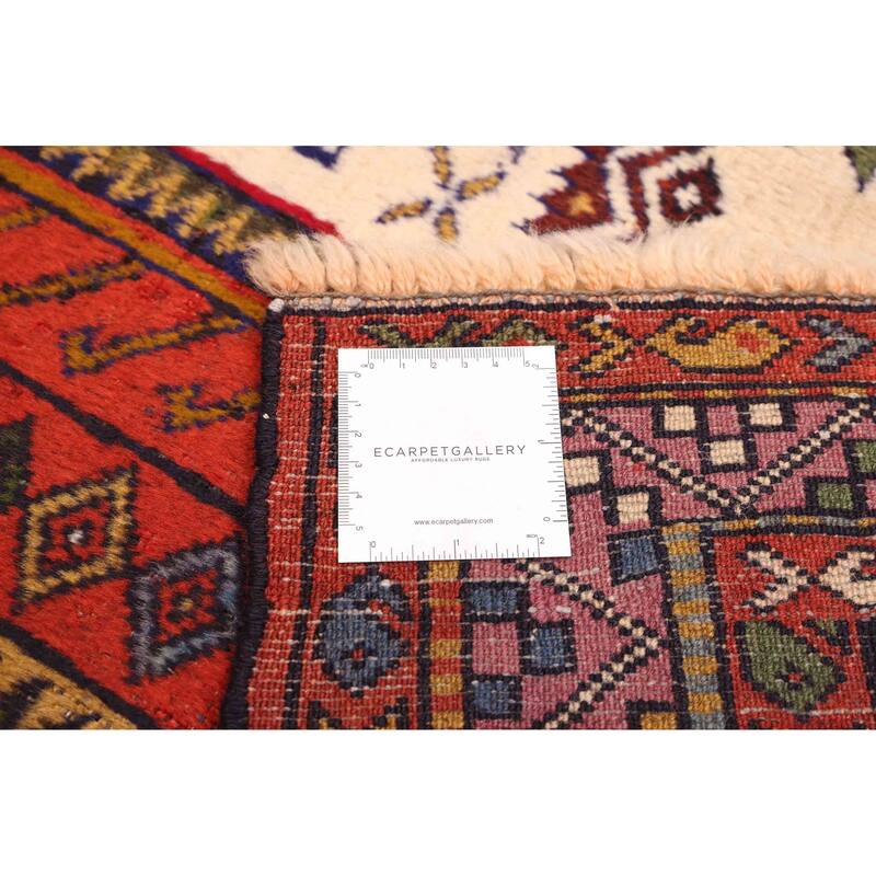 ECARPETGALLERY Hand-knotted Melis Vintage Dark Copper Wool Rug - 4'1 x 5'8