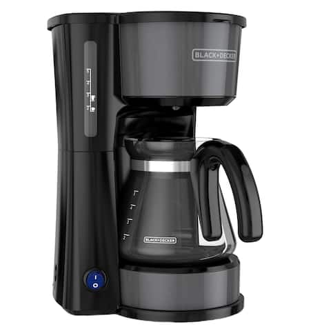 Black and Decker 5-Cup 4-in-1 Coffee Maker Station in Black