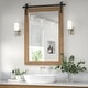 preview thumbnail 20 of 96, Modern Wall Mirrors, Rectangular Mirror with Wood Framed, Bathroom Mirror Barn Mirror Barn Door Mirror with Multi Size 22W * 30H Inches - Brown