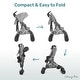 preview thumbnail 15 of 18, Dream On Me Twin Venture Umbrella Stroller