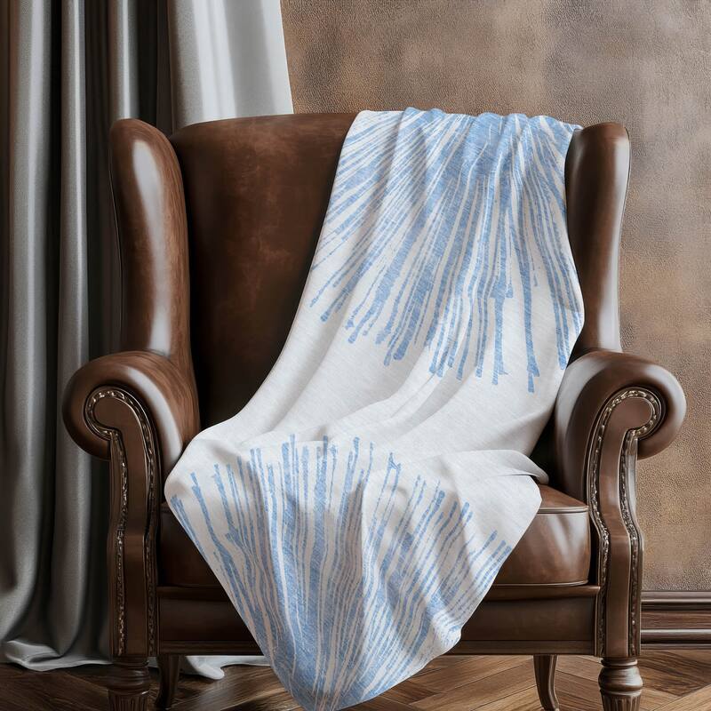 Premium Machine Washable Contemporary Burst Sherpa Throw Blanket