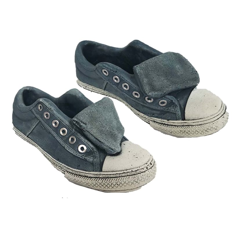 Blue Sneaker Planter , Set Of 2