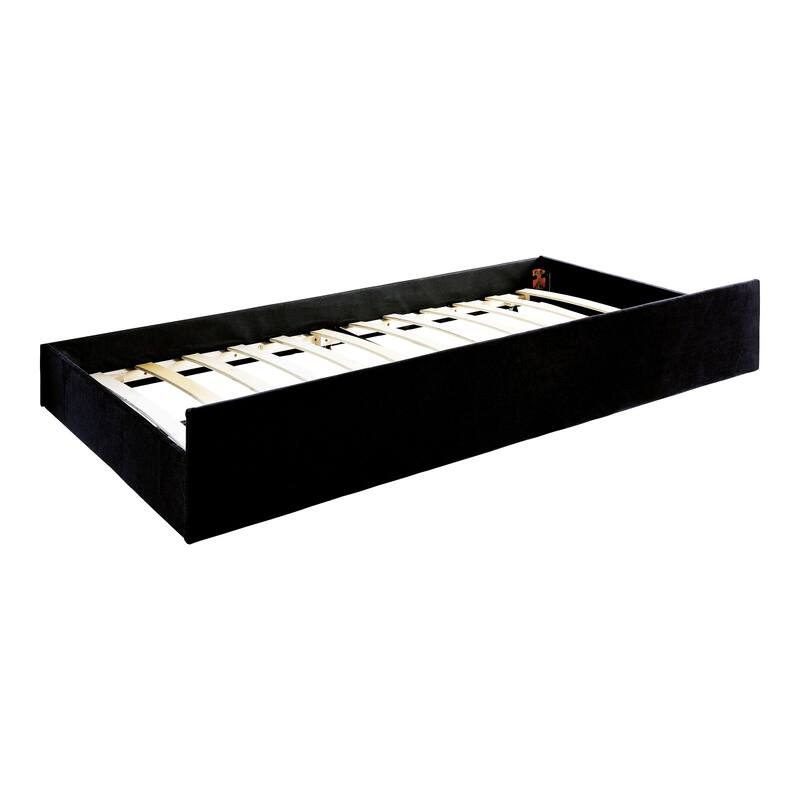 Gracewood Hollow Mokatsi Glam Tufted 2-Piece Daybed with Trundle Set