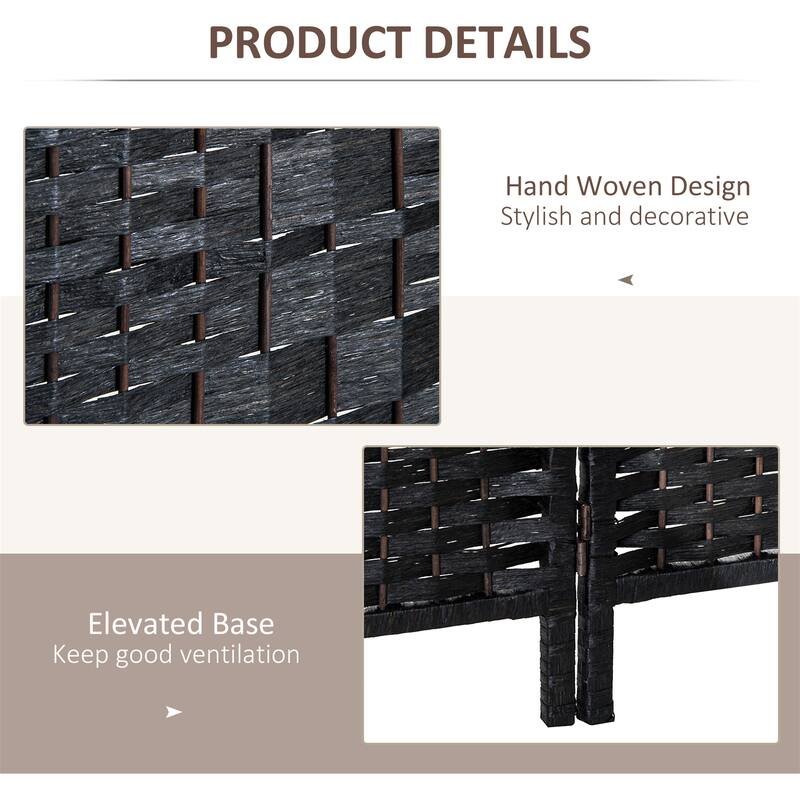 3 Panel Room Divider Privacy Screen