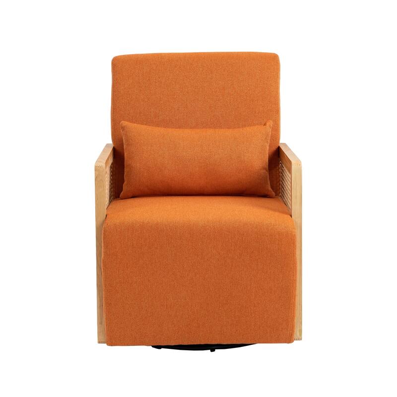 Modern Comfortable Upholstered Accent Chair, Linen Accent Chair